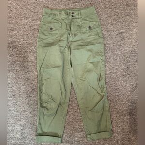 LC Lauren Conrad Women's Green Ankle Pants